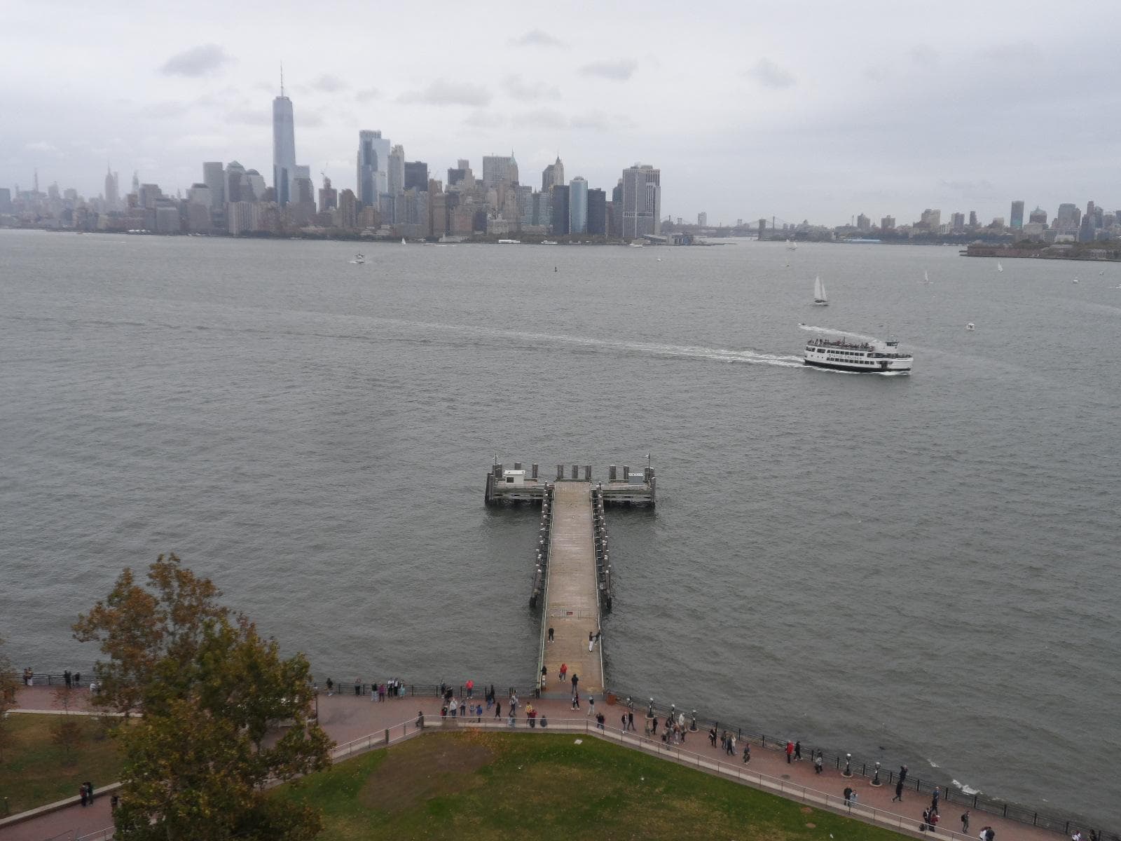 The view of South Manhattan from the pedestal; photo credit: Katherine Michel